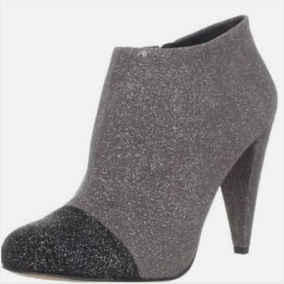 Vince Camuto Heeled Boots with Glittery Toe Caps - Picture 1 of 12